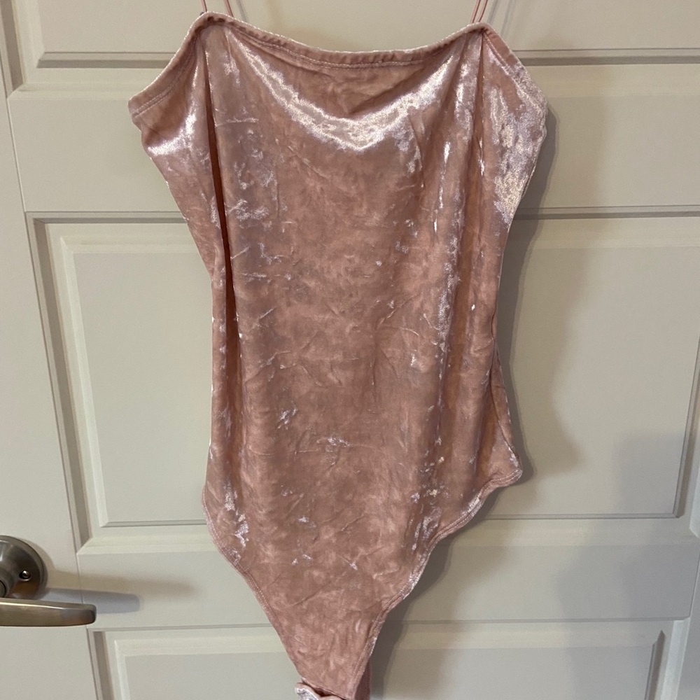 Crushed Velvet Bodysuit